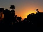 Albion Street Sunset - Mendocino Village