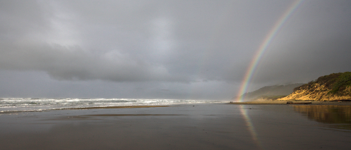 Ephemeral on Hobbit Beach - Oregon Coast